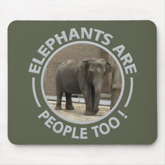 Tapis De Souris ÉLÉPHANTS mousepad (Devant)