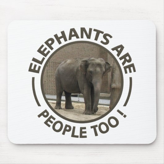Tapis De Souris ÉLÉPHANTS mousepad (Devant)