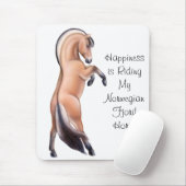 Tapis De Souris Élevage norvégien personnalisable de cheval de (Avec souris)
