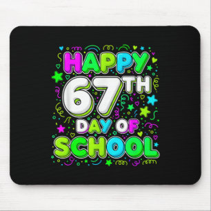 Tapis De Souris élève six sept tendance 67 joyeux 67e jour d'école