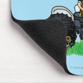 Tapis De Souris Éleveur bleu clair (Coin)