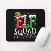 Tapis De Souris Elf Family Christmas Matching Pajamas Xmas Elf Squ (Avec souris)