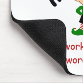 Tapis De Souris Elf Noël Wi-Fi Guest Ordinateur Bureau Chambre (Coin)
