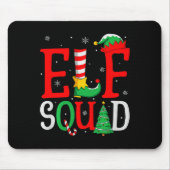 Tapis De Souris Elf Squad Christmas Matching Family Group Elf Xmas (Devant)