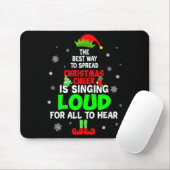 Tapis De Souris Elf Xmas The Way To Spread Christmas Cheer Men Wom (Avec souris)