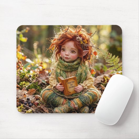 Tapis De Souris Elfe d'automne Freya (Avec souris)
