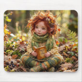 Tapis De Souris Elfe d'automne Freya (Devant)
