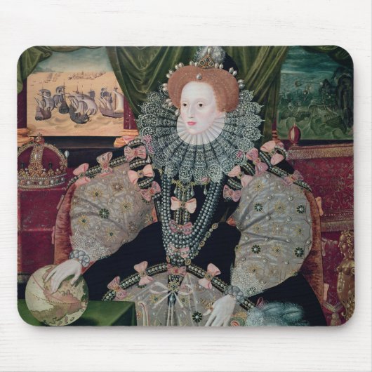 Tapis De Souris Elizabeth I, portrait d'armada, c.1588 (Devant)