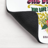 Tapis De Souris Elle A Conçu La Vie Qu'Elle Recherchée (Coin)