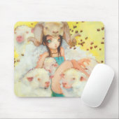 Tapis De Souris Elle abeille enfonçant Mousepad (Avec souris)