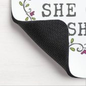 Tapis De Souris Elle Croyait Qu'Elle Pourrait Citer (Coin)