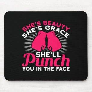 Tapis De Souris Elle est Beauté Elle est Grace Elle te punira dans