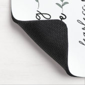 Tapis De Souris Elle est forte, courageuse, intrépide, joyeuse fêt (Coin)