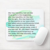 Tapis De Souris Elle était belle (Avec souris)