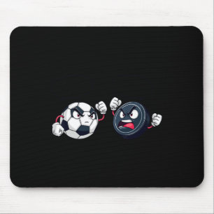 Tapis De Souris Elle m'aime plus Football Hockey pour femmes