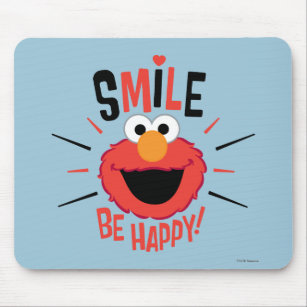 Tapis De Souris Elmo Happy Smile
