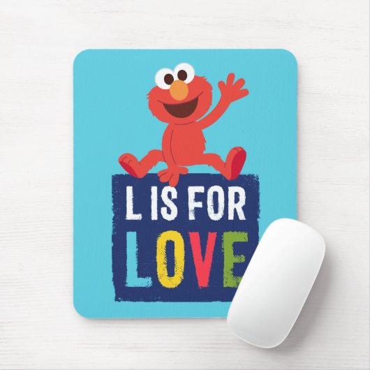Tapis De Souris Elmo | L pour Amour (Avec souris)