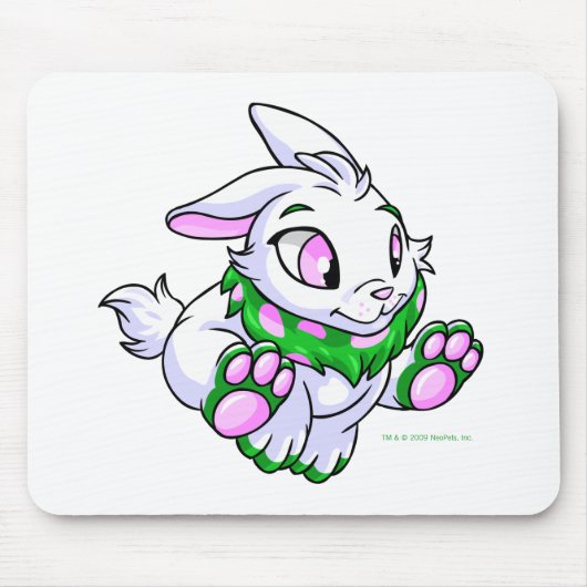 Tapis De Souris Emballage de Cybunny vert (Devant)