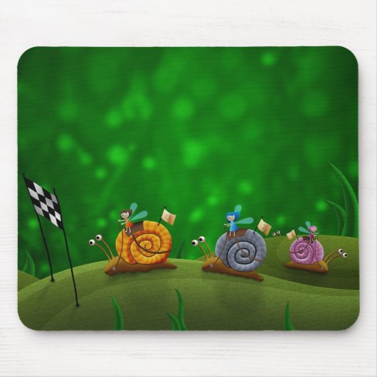 Tapis De Souris Emballage d'escargot (Devant)