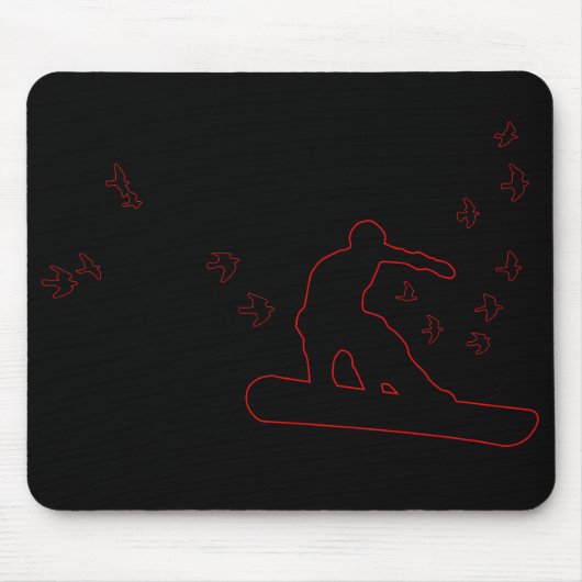 Tapis De Souris embarquer avec les oiseaux. (Devant)