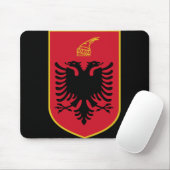 Tapis De Souris emblème albanique (Avec souris)