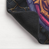 Tapis De Souris Emblème Améthyste Dorée (Coin)