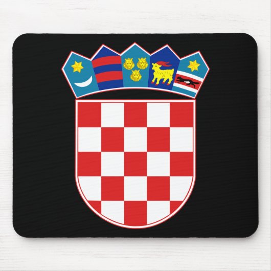 Tapis De Souris emblème de croatie (Devant)