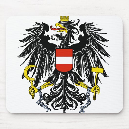 Tapis De Souris emblème de l'autriche (Devant)