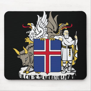 Tapis De Souris emblème de l'islande