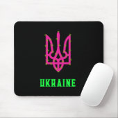 Tapis De Souris Emblème de l'Ukraine (Avec souris)