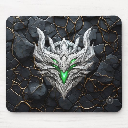 Tapis De Souris Emblème du Dragon d'Argent (Devant)