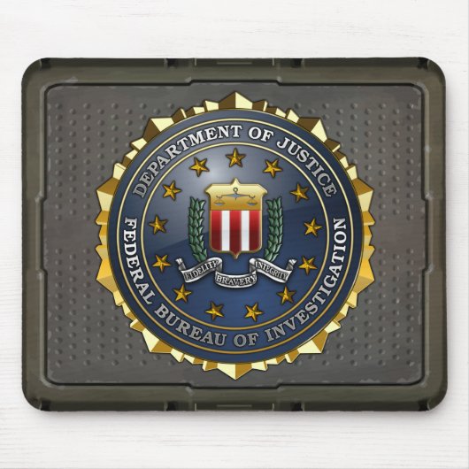Tapis De Souris Emblème du FBI (Devant)