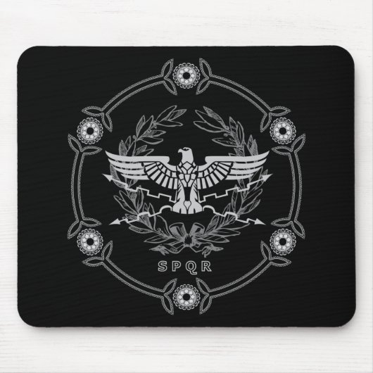 Tapis De Souris Emblème Mousepad d'empire romain (Devant)