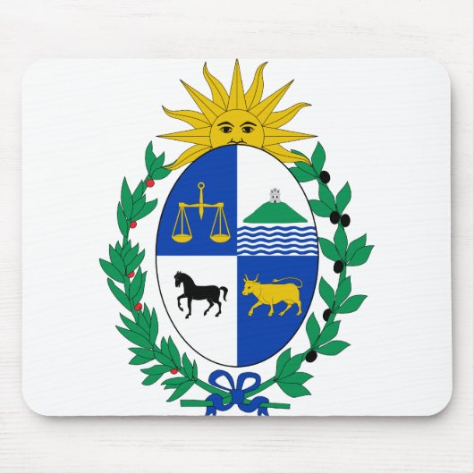 Tapis De Souris emblème uruguay (Devant)