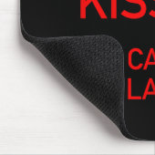 Tapis De Souris Embrasse-moi simplement, nous pourrons parler plus (Coin)
