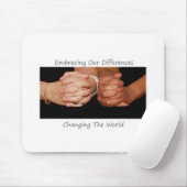 Tapis De Souris Embrassement de nos différences (Avec souris)