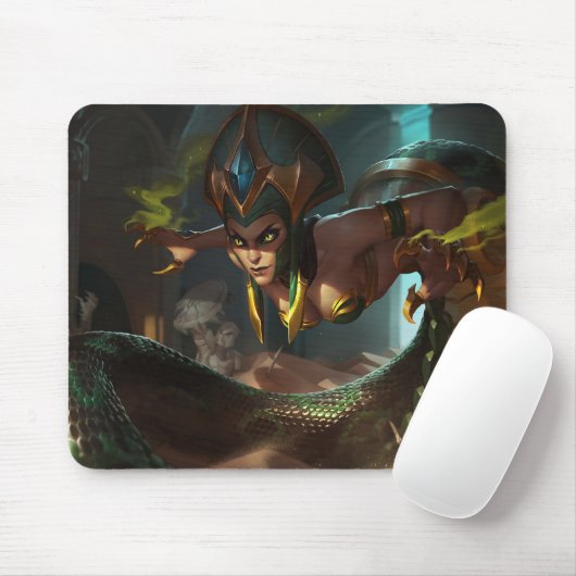 Tapis De Souris Embrasser le Serpent Jeu Mousepad | Sorcière de se (Avec souris)