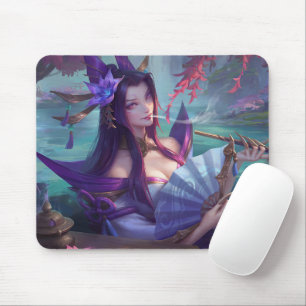 Tapis De Souris Embrasser le Serpent Jeu Mousepad   Sorcière de se