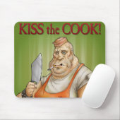 Tapis De Souris Embrassez le cuisinier (Avec souris)