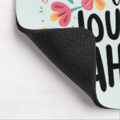 Tapis De Souris Embrassez le voyage à l'avant-garde de la typograp (Coin)