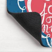 Tapis De Souris Embrassez-toujours moi bonne nuit (Coin)