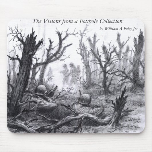 Tapis De Souris Embuscade sur une patrouille allemande Mousepad (Devant)