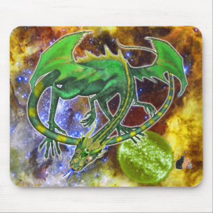 Tapis De Souris Emerald Cosmic Dragon