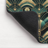 Tapis De Souris Emerald et Gold Art déco Thème (Coin)