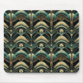 Tapis De Souris Emerald et Gold Art déco Thème (Devant)