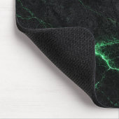 Tapis De Souris Emerald Green Lightning Marble Mouse Pad (Coin)