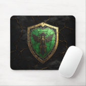Tapis De Souris Emerald Guardian Eagle Gaming  (Avec souris)