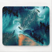 Tapis De Souris Emerald Tides in Motion (Devant)