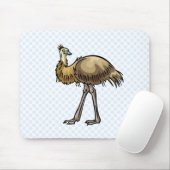 Tapis De Souris Émeu d'Enis (Avec souris)