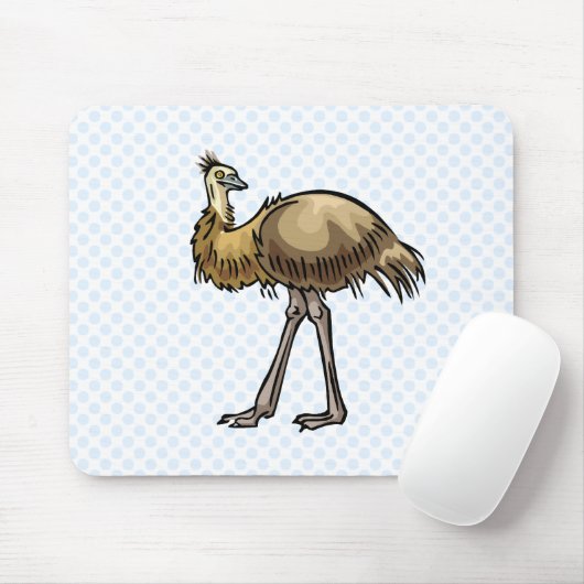 Tapis De Souris Émeu d'Enis (Avec souris)